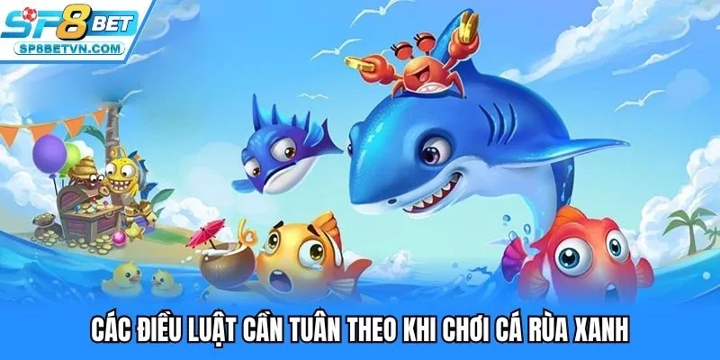 Các điều luật cần tuân theo khi chơi cá rùa xanh