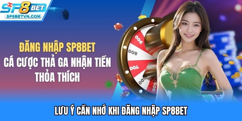 Lưu ý cần nhớ khi đăng nhập SP8BET