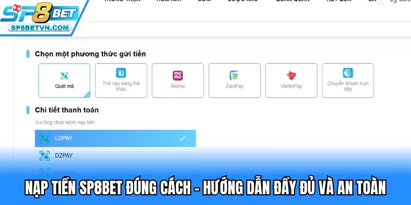 nạp tiền SP8BET