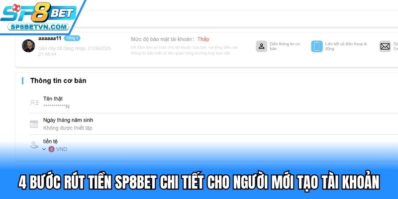 rút tiền SP8BET